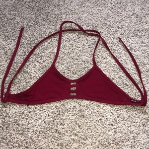 JOLYN tie-back swimsuit top, TomCat style.